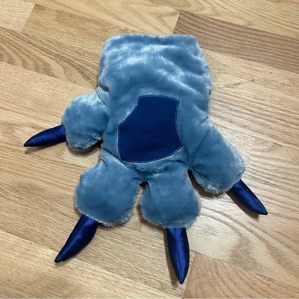 Disney Stitch Glove Hand Blue Fleece Costume